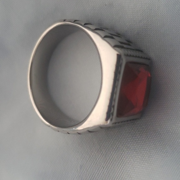 1847- Red Handmade Men's Ring Size 11.5 NWT - Picture 3 of 8